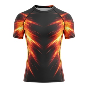 โรงงานผลิตเสื้อรัดกล้ามเนื้อแบบซับลิเมชั่นสำหรับกีฬา MMA BJJ ชุดฝึกซ้อม รับผลิตตามสั่ง (OEM) แบรนด์ส่วนตัว ขายส่ง - Product Image 1
