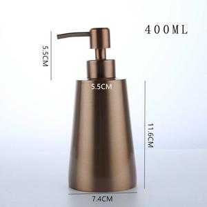 Dispensador de jabón de diseño personalizado de la mejor calidad con mango de fregona, dispensador de jabón de metal de nueva apariencia, la última botella de loción de metal para Baño - Product Image 3