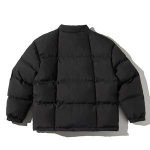 Parkas de invierno para hombre, abrigo cálido grueso suelto con doble cremallera y cuello levantado, chaquetas acolchadas, estilo Formal de Streetwar - Product Image 3