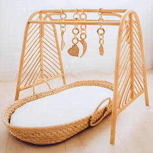 Tapis de jeu interactif pour bébé en rotin écologique, tapis de jeu de qualité supérieure, tapis de gym pour bébés à vendre - Product Image 6