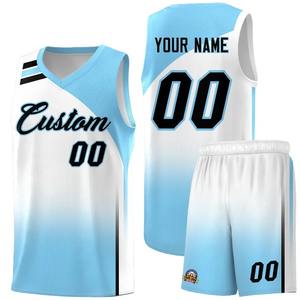 Camisetas de Baloncesto Personalizadas, Transpirables y Ligeras, Uniformes con Bloques de Color, Impresas con Nombre y Número, Chaleco Deportivo de Verano con Cuello en V para Hombre - Product Image 5
