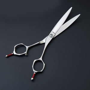 Tijeras de Peluquería Quirúrgicas Creativas Premium con Acabado Espejo, Hechas a Medida en Acero Inoxidable, Mango Largo para Diestros, Suministros para Salón de Belleza - Product Image 3