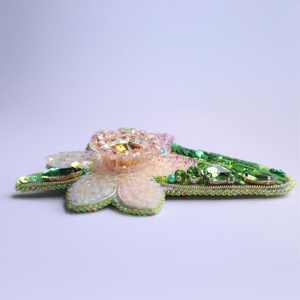 Broches perlées Broche design faite à la main. Accessoires de haute qualité. Broche design unique. Baby shower meilleur cadeau. - Product Image 4