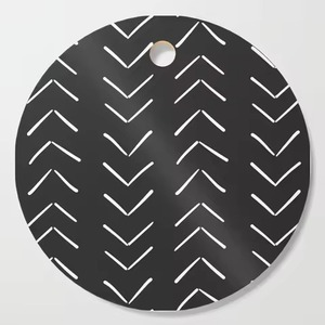 Tabla de Cortar de Madera con Diseño Negro Esmaltado para Desayuno, Bandeja de Exhibición, Utensilio de Cocina de Madera, Tabla de Cortar de Madera para Queso y Frutas - Product Image 4