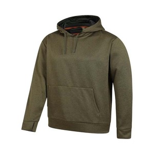 Sudadera con Capucha Personalizada con Logotipo Bordado, Gruesa, de Felpa, 100% Algodón, Teñida, Transpirable, Estilo Urbano, Diseño Sólido - Product Image 4
