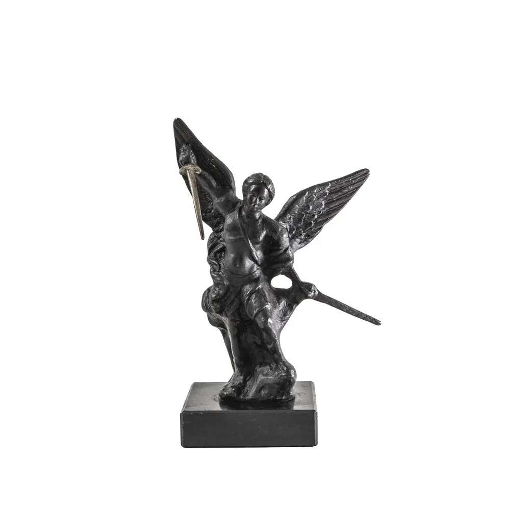 Vendita calda Made in Italy Arcangel cm.19 metal arts casting bronzo ottone rinascimentale art arredamento per la casa regalo decorazioni per la casa