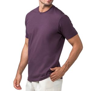 Camiseta de algodón y poliéster con estampado personalizado de calidad superior, camiseta transpirable con cuello caído y hombros caídos, Camiseta holgada de malla deportiva para gimnasio para hombre - Product Image 2