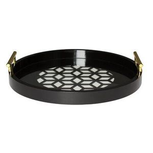 Bandeja de metal de madera personalizada más vendida para servir bandeja de madera hecha a mano diseño de metal elegante para candelabros farolillos vela - Product Image 6
