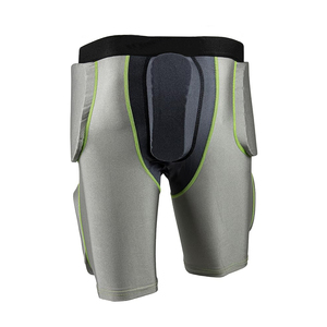 Pantalones cortos de faja de fútbol americano con 5 almohadillas lisas para adultos y jóvenes, ropa deportiva de último diseño 2024 - Product Image 2