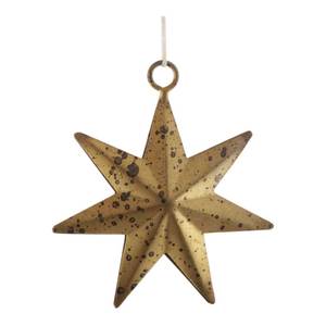 2025 Designer fait à la main arbre de noël suspendus étoiles en métal fabricant nouvelle arrivée conception ornements d'arbre de noël - Product Image 1