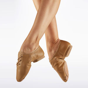 Zapatos de baile de entrenamiento de Jazz superventas, suela dividida, cuero PU, elástico lateral para hombres, mujeres, niños y adultos - Product Image 3