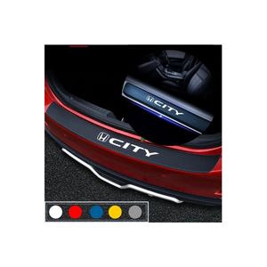 Set di adesivi per bagagliaio e portiera in carbonio per Honda City