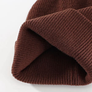 Gorro de Punto de Lana 100% de Calidad Superior, Cálido para Invierno, con Etiqueta Bordada, Unisex, Acrílico, con Logotipo Personalizado - Product Image 5