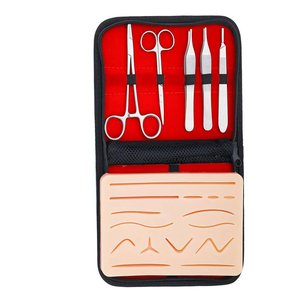 Bon marché Kit de formation pratique de suture en acier inoxydable avec 3 couches de peau pour les étudiants en médecine - Product Image 1