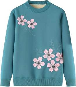 Sweat à capuche imprimé en coton 100% avec motif de fleurs, designs personnalisés, 3e impression, sweat à capuche oversize unisexe - Product Image 3