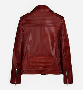 Veste en cuir véritable pour homme, style classique de la rue, vente en gros, haute qualité, imperméable, respirante, fermeture éclair, essentielle pour l'hiver - Product Image 2