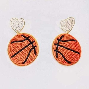 Pendientes de Bordado de Algodón Hechos a Mano, Joyería Botánica de Flores, Diseño de Pétalos de Rosa, Forma Redonda, Regalo de Boda - Product Image 4