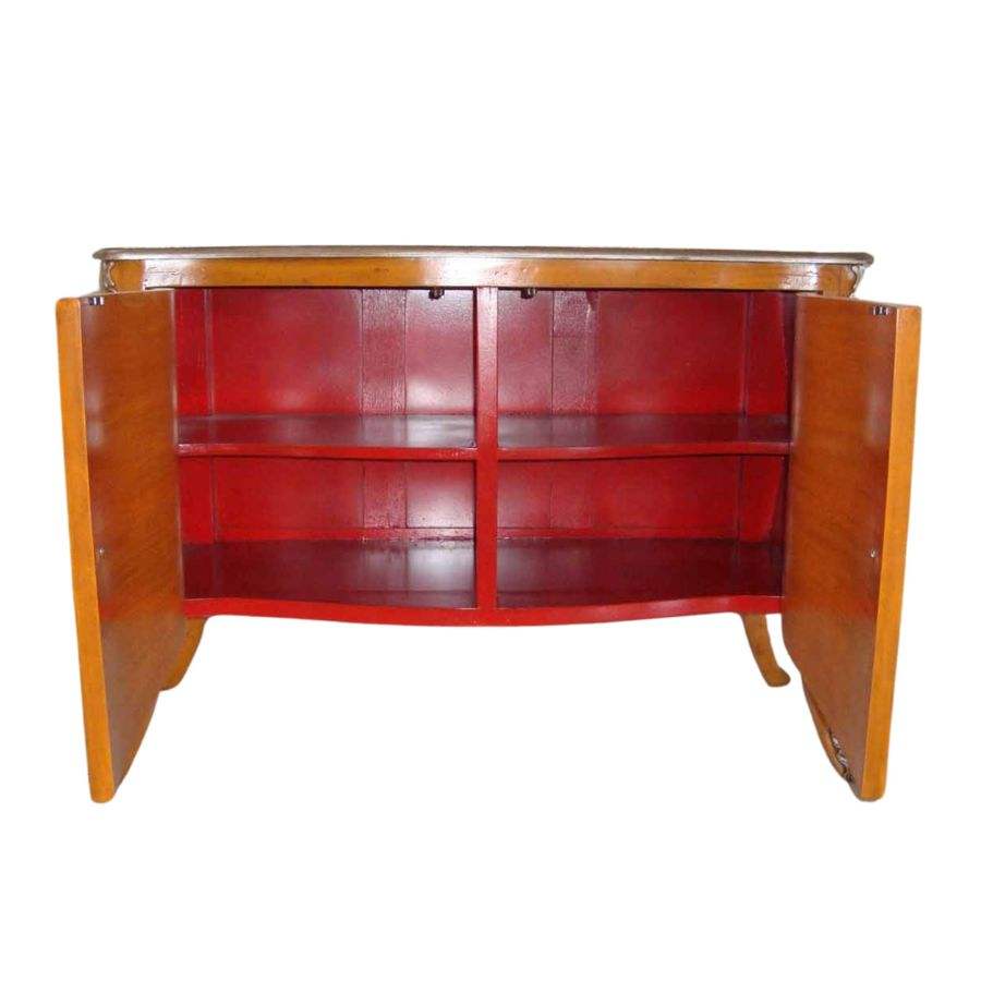 ทาสีโบราณสีส้ม + ทอง + สีแดงภายใน