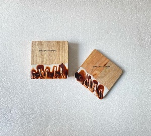 Posavasos de la mejor calidad, resina epoxi multifuncional y Estera de té de madera de acacia, vajilla pagada, hogar y cocina, superventas - Product Image 4