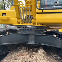 Excavatrice sur chenilles Komatsu PC200, 20 tonnes, hydraulique, d'occasion, japonaise, pour travaux de terrassement lourds