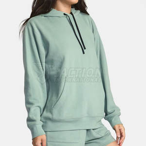 Sweats à capuche coupe-vent pour femmes fabriqués en usine à vendre en ligne Sweats à capuche pour femmes en coton de meilleure qualité - Product Image 2