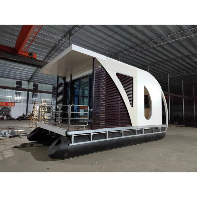 Smart Space Capsule Mobile Structure Hotel  Boat Prefabricated Prefab Floating House for Sale