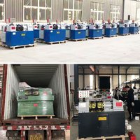 Prix usine Automatique En Acier Inoxydable Tuyau Filetage Roulant Rebar Filetage Machine Vis Boulon Faisant La Machine
