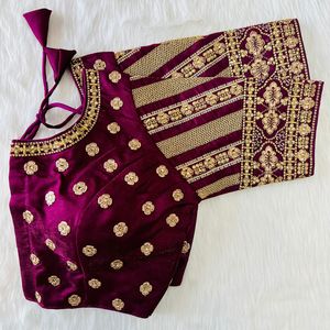 Readymade-Blusa de seda con costuras pesadas, ropa de novia de talla grande con estilo abierto, acolchada, suave, con ganchos hechos a mano - Product Image 1