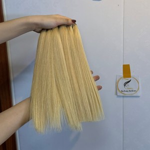 613 Paquetes de cabello Remy vietnamita crudo Trama de hueso Cabello recto Tejido Cierre de encaje Conjunto frontal suave - Product Image 3