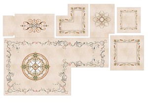 Deliverystone waterjet Inlay หินอ่อนดอกไม้เหรียญออกแบบโซลูชั่นสำหรับพื้น - Product Image 2