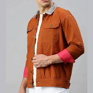 Vestes en jean de style urbain à manches longues, en coton durable, pour un usage quotidien décontracté, article de mode - Product Image 2