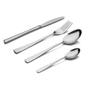 ชุดช้อนส้อมสแตนเลสพร้อมบรรจุภัณฑ์ที่หรูหราเหมาะสำหรับงานแต่งงานของขวัญงานบ้านและงานรื่นเริง - Product Image 1