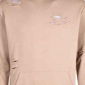 Sudaderas con capucha desgastadas para hombre de calidad superior, suministro de ODM, Material suave, anticontracción, estilo regular con capucha, sudaderas con capucha de algodón 100% para hombre - Product Image 5