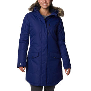 Manteau parka long pour femme, nouvelle mode, hiver printemps, col à capuche, couleur bleu chaud, meilleure qualité, veste parka d'hiver - Product Image 3