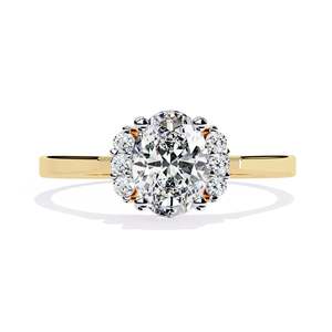 แหวนเพชรทรงรีเม็ดเดี่ยวราคาประหยัดจาก ATYANTA JEWELS - Product Image 1