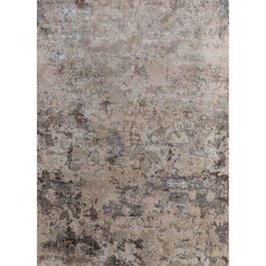 พรมขนสัตว์และไหมไผ่ถักมือสีเบจและสีน้ำตาล รุ่น Unstring Srb(705) สำหรับห้องนั่งเล่นและห้องนอนวัยรุ่น ลายแบบนามธรรม - Product Image 1