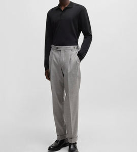 Polo décontracté à bas prix pour hommes T-shirt personnalisable à manches courtes en tricot avec boutons et col polo - Product Image 5