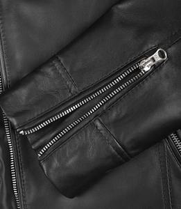 Chaqueta de cuero de moda de alta calidad para hombre, hecha a medida, estilo informal, patrón sólido, producto de Venta caliente de invierno - Product Image 2