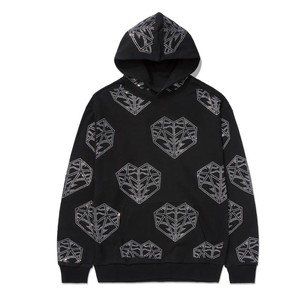 Nuevas sudaderas con capucha con diamantes de imitación Unisex cosidas hechas a medida antiarrugas 100% algodón orgánico impermeable secado rápido otoño tarifa al por mayor - Product Image 2