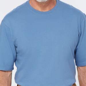 Fabrication sur mesure OEM T-shirt à col rond ajusté pour homme | Coupe ajustée, élégant et confortable - Product Image 6