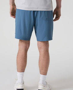 Pantalones cortos de lana ecológicos de cintura alta de verano para hombre, nuevo estilo, transpirable, patrón sólido, fondos activos con cierre de cordón - Product Image 2