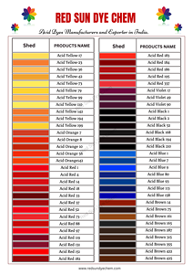 Acid Red 186 Acid Pink M Red Sun Dye Chem est un fabricant et un exportateur de colorants de qualité standard et brute disponible - Product Image 6