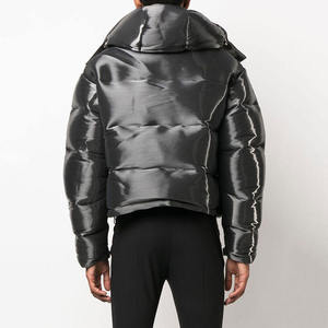 Doudoune à la mode chaud matelassé surdimensionné à capuche léger isolé manteau Streetwear vêtements d'extérieur pour la saison d'hiver - Product Image 4