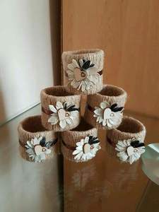 ห่วงใส่ผ้าเช็ดปากหวายสำหรับเป็นของขวัญงานหัตถกรรมทำมือดีไซน์ใหม่ - Product Image 5