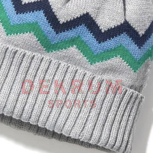 Bonnet en laine tricotée 2026, vente en gros à bas prix, chaud, respirant, en coton de haute qualité avec logo de créateur - Product Image 6