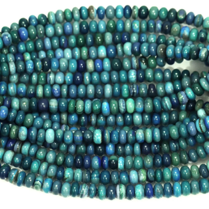 Cuentas Redondas de Ópalo Azul Prusia: Piedras Preciosas Lisas AAA para Artesanía (7-11 mm) - Product Image 3