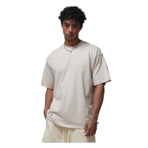 Puro algodón 240gsm venta al por mayor Plain Blank Oversized camiseta Unisex camiseta para hombres - Product Image 1