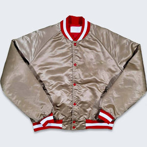 Parches de chenilla bordados personalizados Varsity Bomber Letterman College Chaquetas universitarias de béisbol de talla grande - Product Image 5