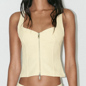 Conjunto Casual de 2 Piezas para Mujer, Top sin Mangas con Cierre y Shorts Modernos, Ropa Urbana, Conjunto de Shorts Personalizado de Dos Piezas para Damas 2026 - Product Image 4