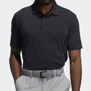 Camisa de Golf de algodón sólido informal para hombre, Jersey de punto, diseño bordado con tapeta de tres botones, Polo elástico con cuello extendido estampado - Product Image 1